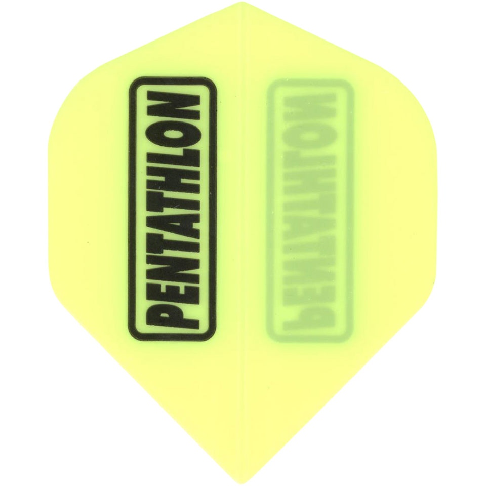 Pentathlon Dart Flights - Standard Yellow