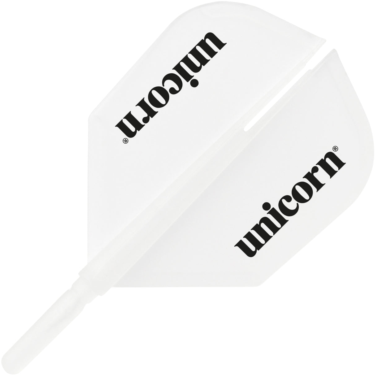 Unicorn X-Flight Shape Dart Flight Body - White