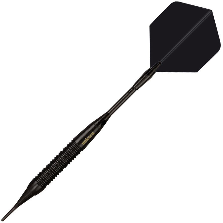 Unicorn World Champion The Power Black Brass Soft Tip Darts - 16gm