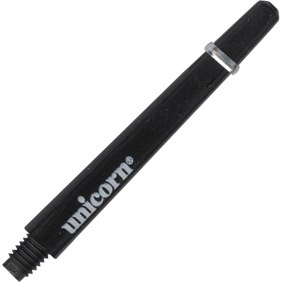 Unicorn Gripper 4 Polycarbonate Dart Shafts - Medium (Unicorn Long) Black