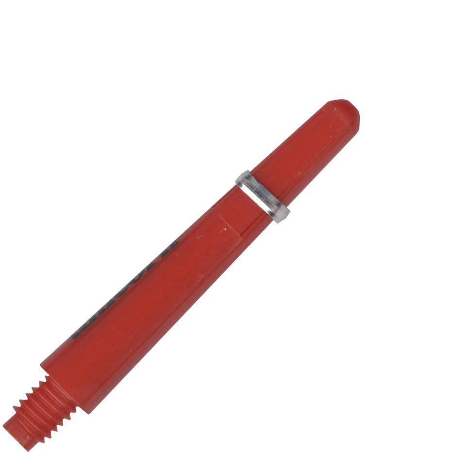 Gripper 4 Polycarbonate Dart Shafts - Short Red