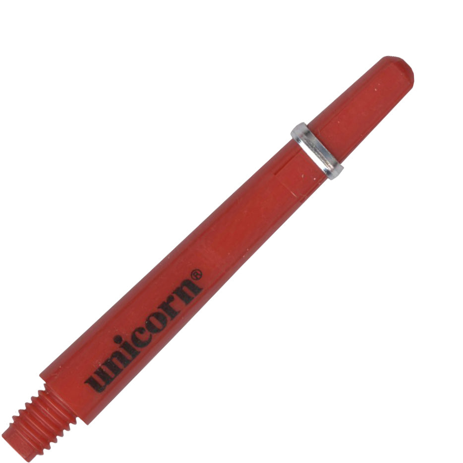 Unicorn Gripper 4 Polycarbonate Dart Shafts - Inbetween (Unicorn Medium) Red
