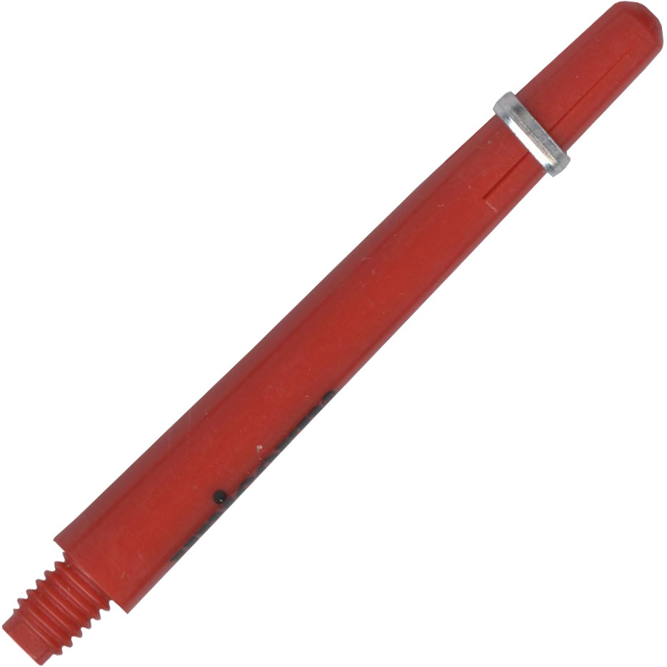 Unicorn Gripper 4 Polycarbonate Dart Shafts - Medium (Unicorn Long) Red