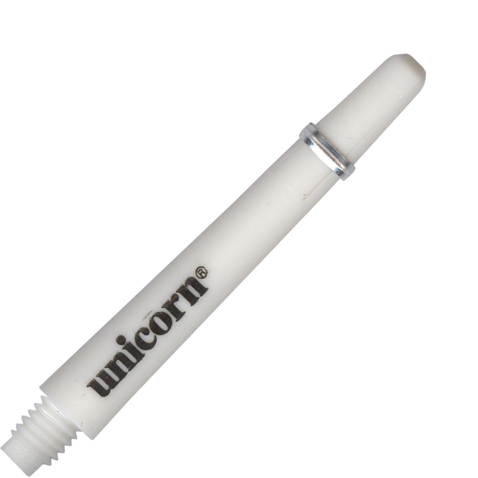 Unicorn Gripper 4 Polycarbonate Dart Shafts - Inbetween (Unicorn Medium) White