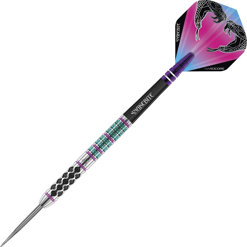 Red Dragon Peter Wright Supa Venom Steel Tip Darts - 22gm