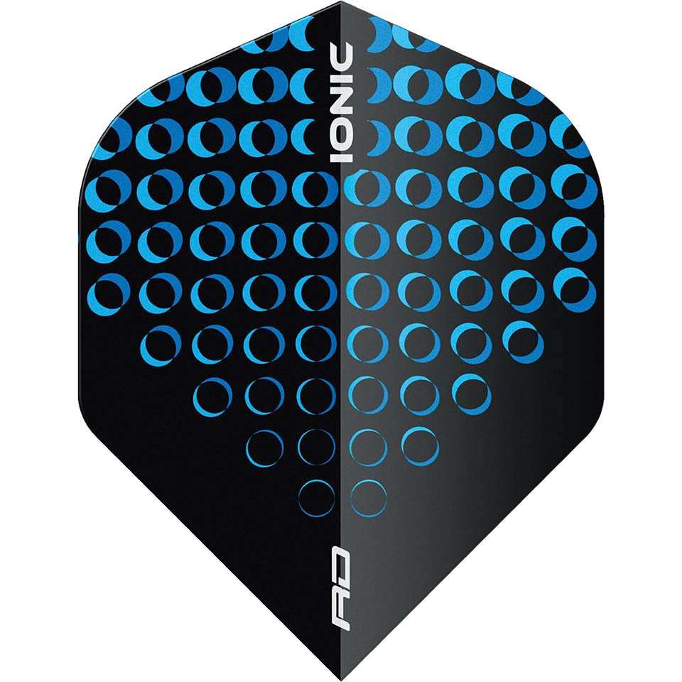 Red Dragon Hardcore Blue Circles Dart Flights - Standard