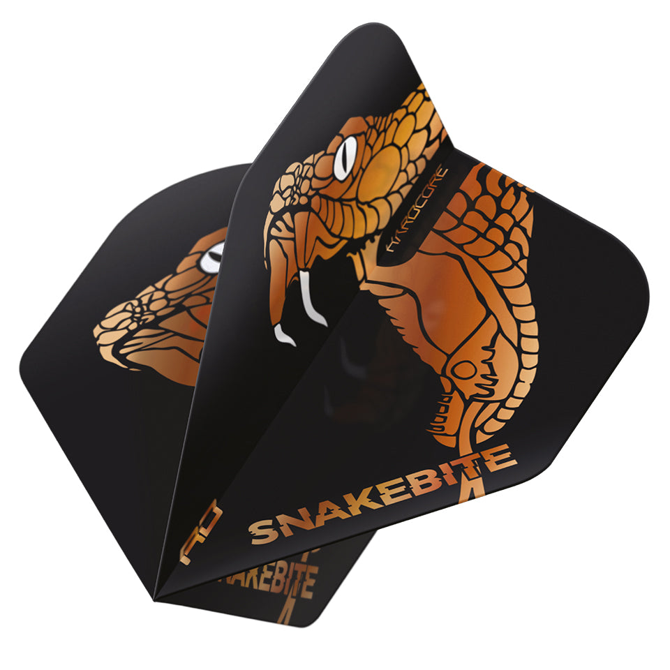 Red Dragon Hardcore Peter Wright Copper Fusion Snake Dart Flights - Standard