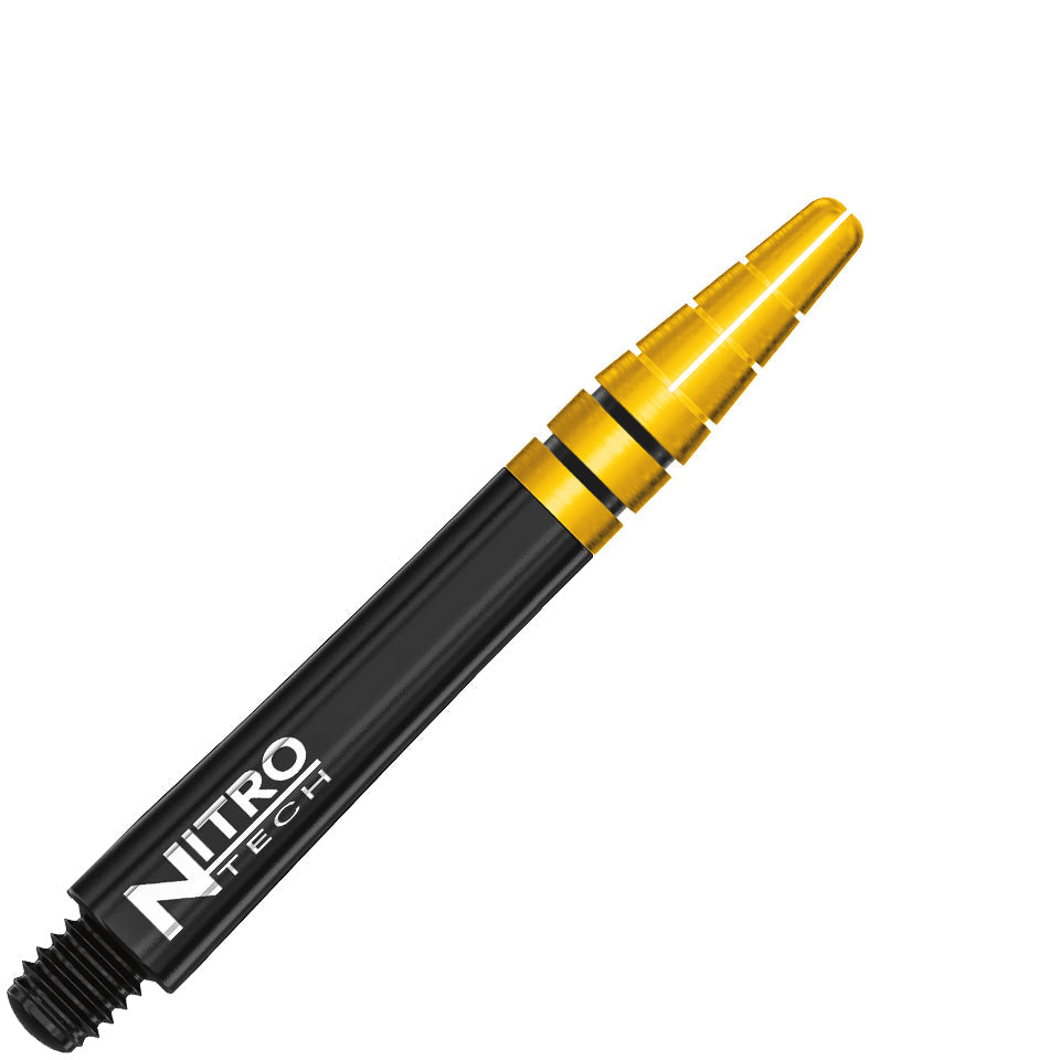 Red Dragon Nitrotech Dart Shafts - Intermediate Black & Gold