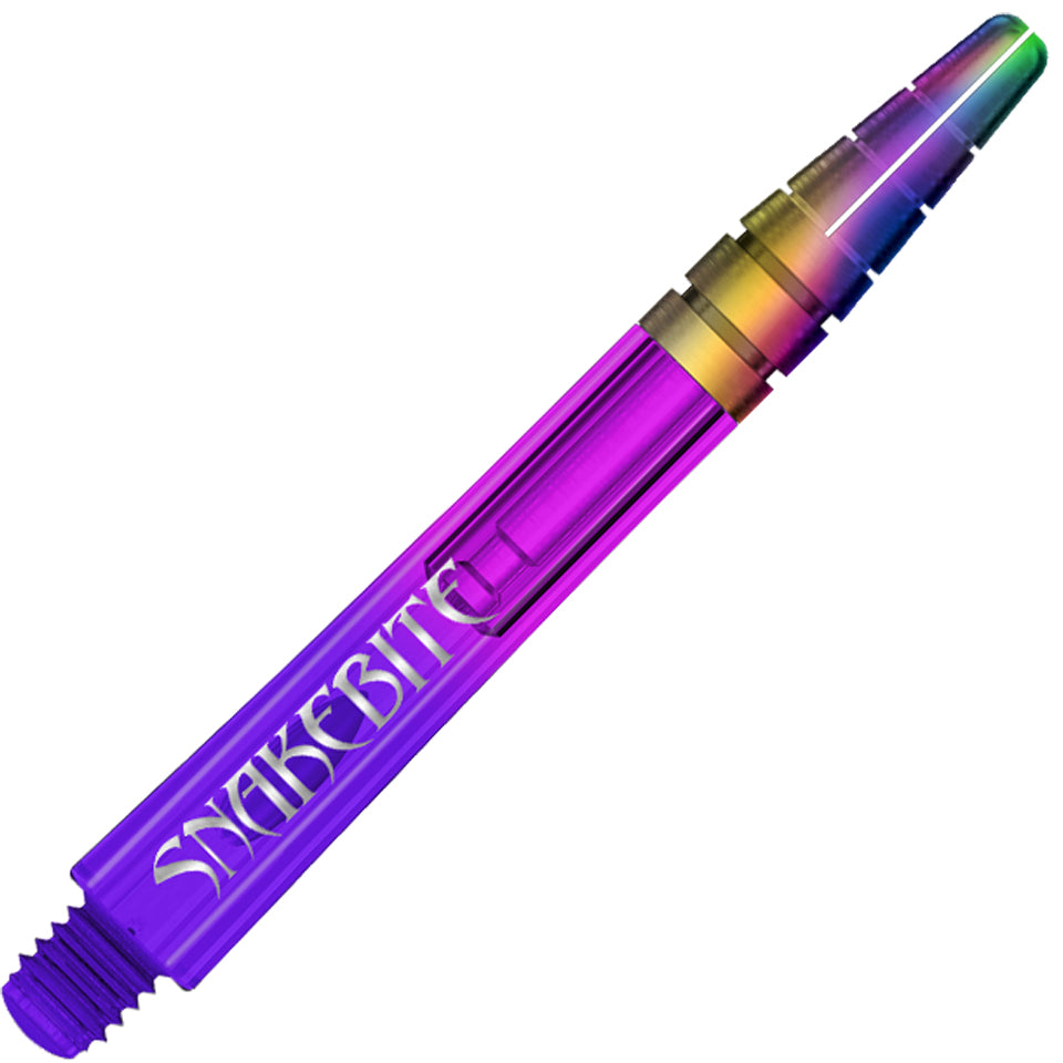 Red Dragon Nitrotech Dipped Snakebite Dart Shafts - Medium Purple