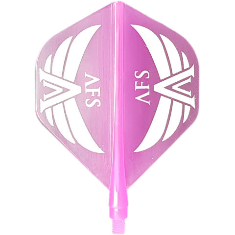 Accurate Afs Dart Flights - Standard Soft Pink