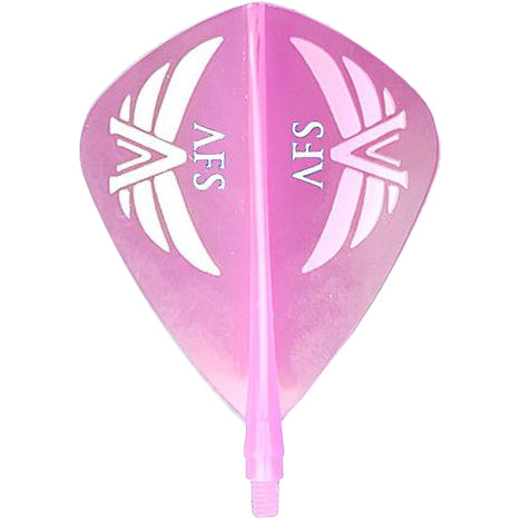 Accurate Afs Dart Flights - Kite Soft Pink