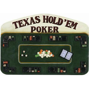 Texas Hold Em Poker Sign