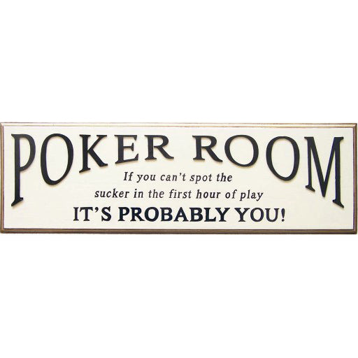 Poker Room Sign