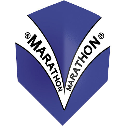 Harrows Marathon Dart Flights - Shape Blue