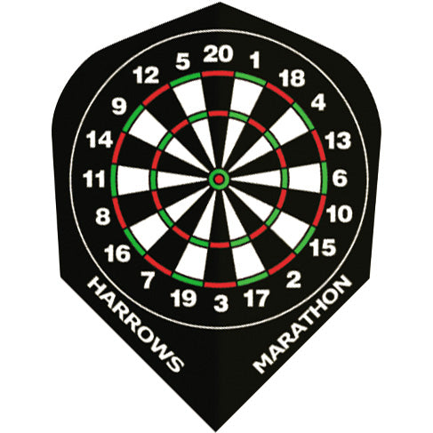 Harrows Marathon Dart Flights - Shape Dartboard