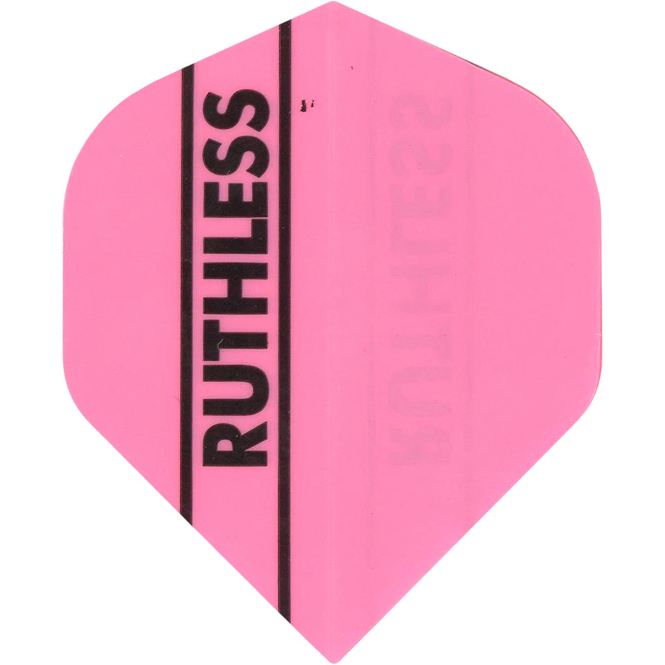 Ruthless Dart Flights - 100 Micron Standard Pink