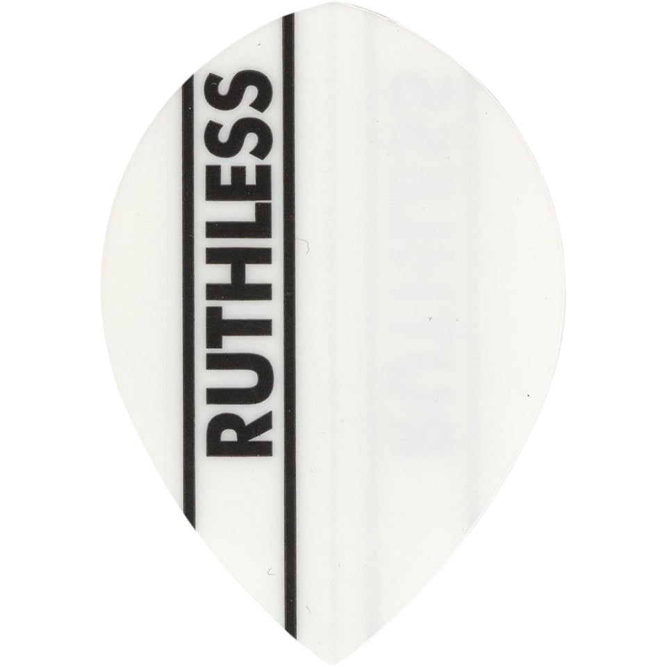 Ruthless Dart Flights - 100 Micron Pear White