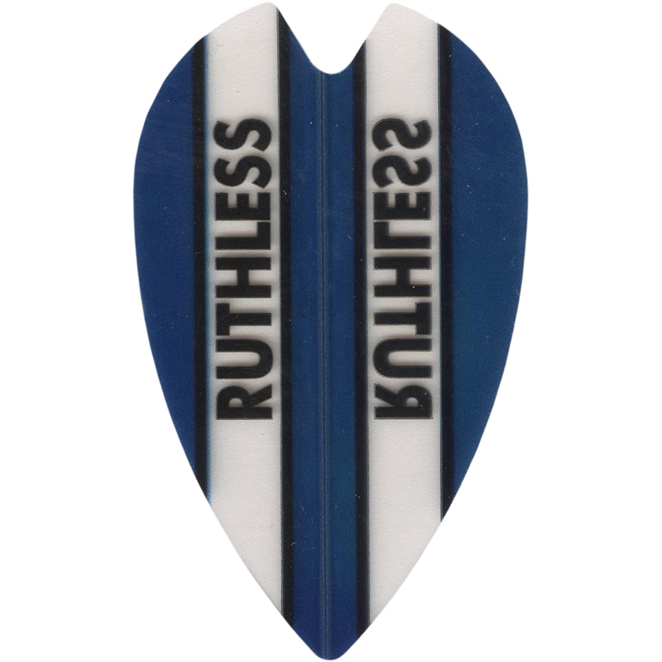 Ruthless Dart Flights - Vortex Blue & Clear