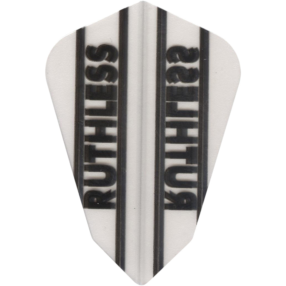 Ruthless Dart Flights - 100 Micron Fantail Clear