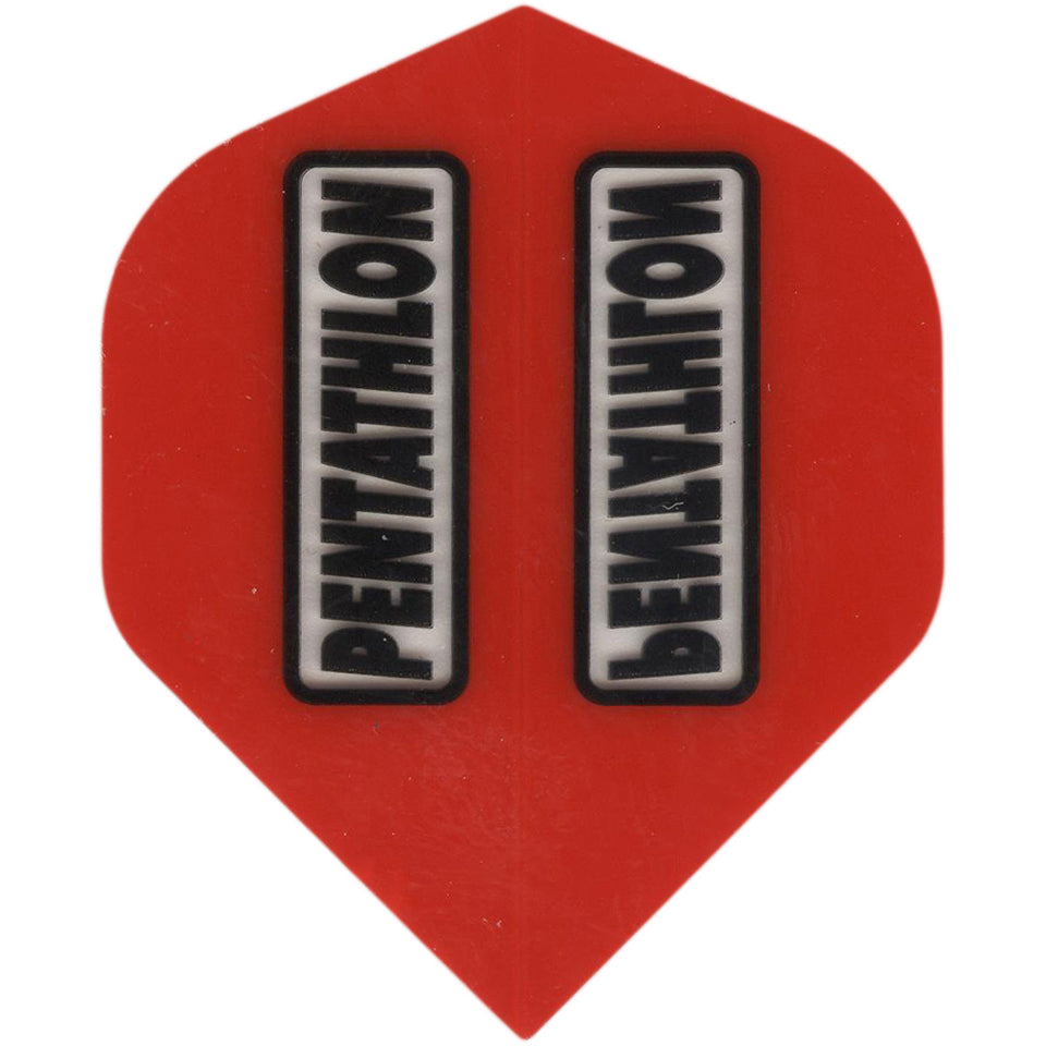 Pentathlon Dart Flights - 100 Micron Standard Red