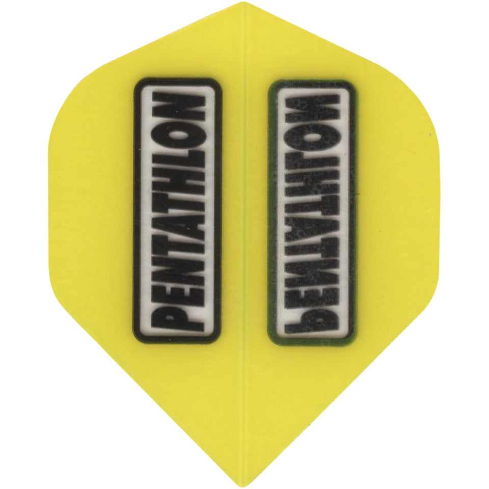 Pentathlon Dart Flights - 100 Micron Standard Yellow