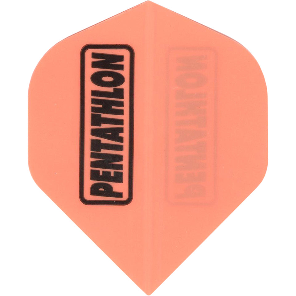 Pentathlon Dart Flights - 100 Micron Standard Neon Orange