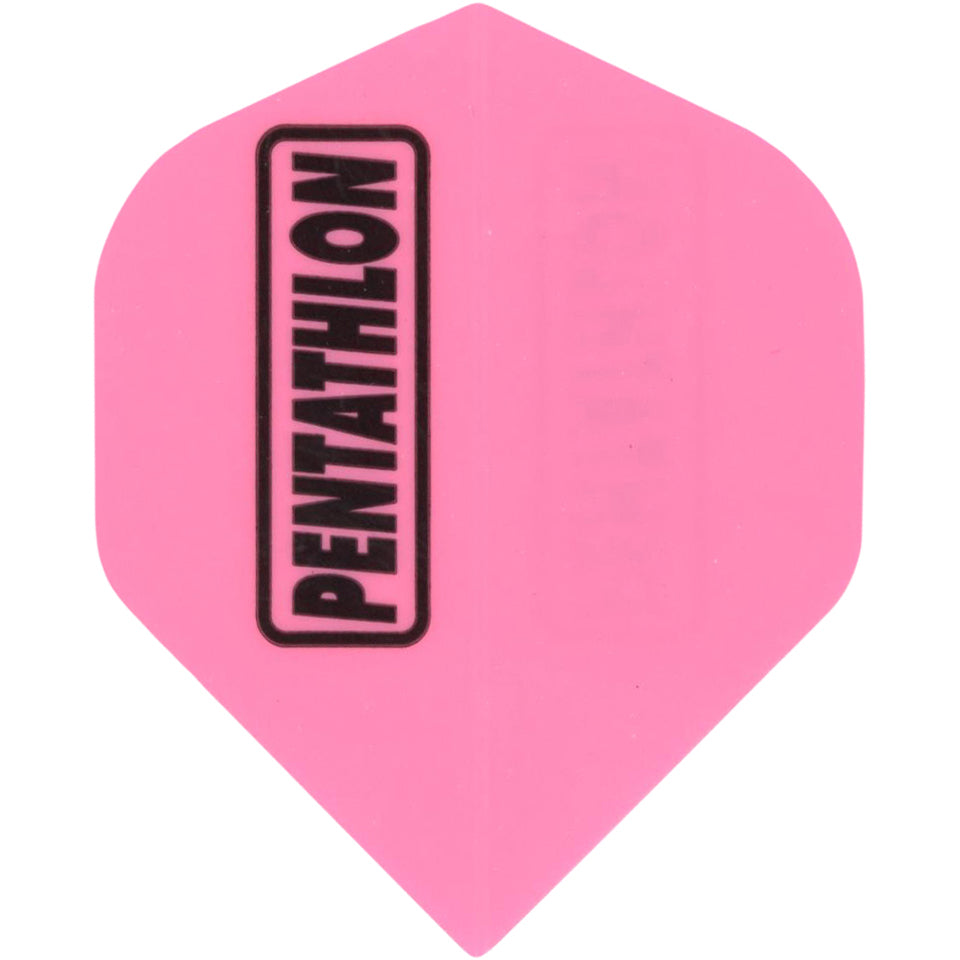 Pentathlon Dart Flights - 100 Micron Standard Pink