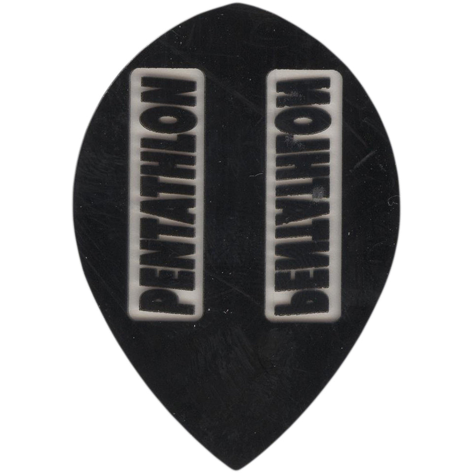 Pentathlon Dart Flights - 100 Micron Pear Black