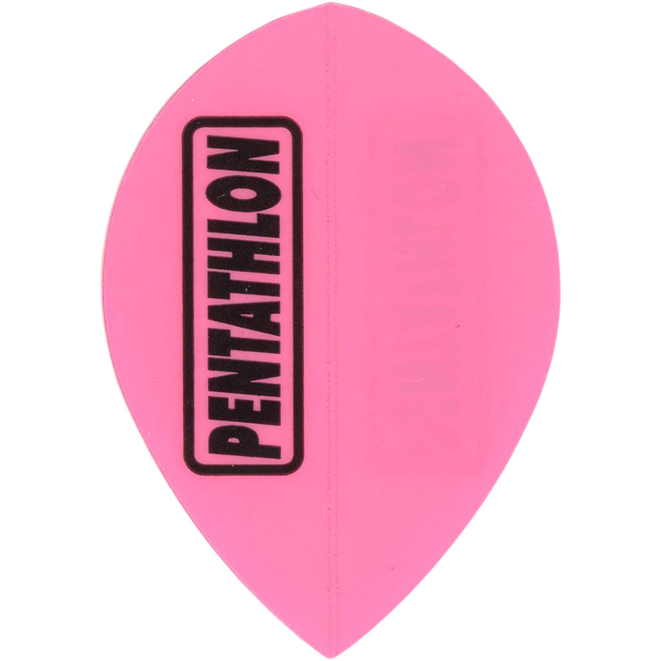 Pentathlon Dart Flights - 100 Micron Pear Pink