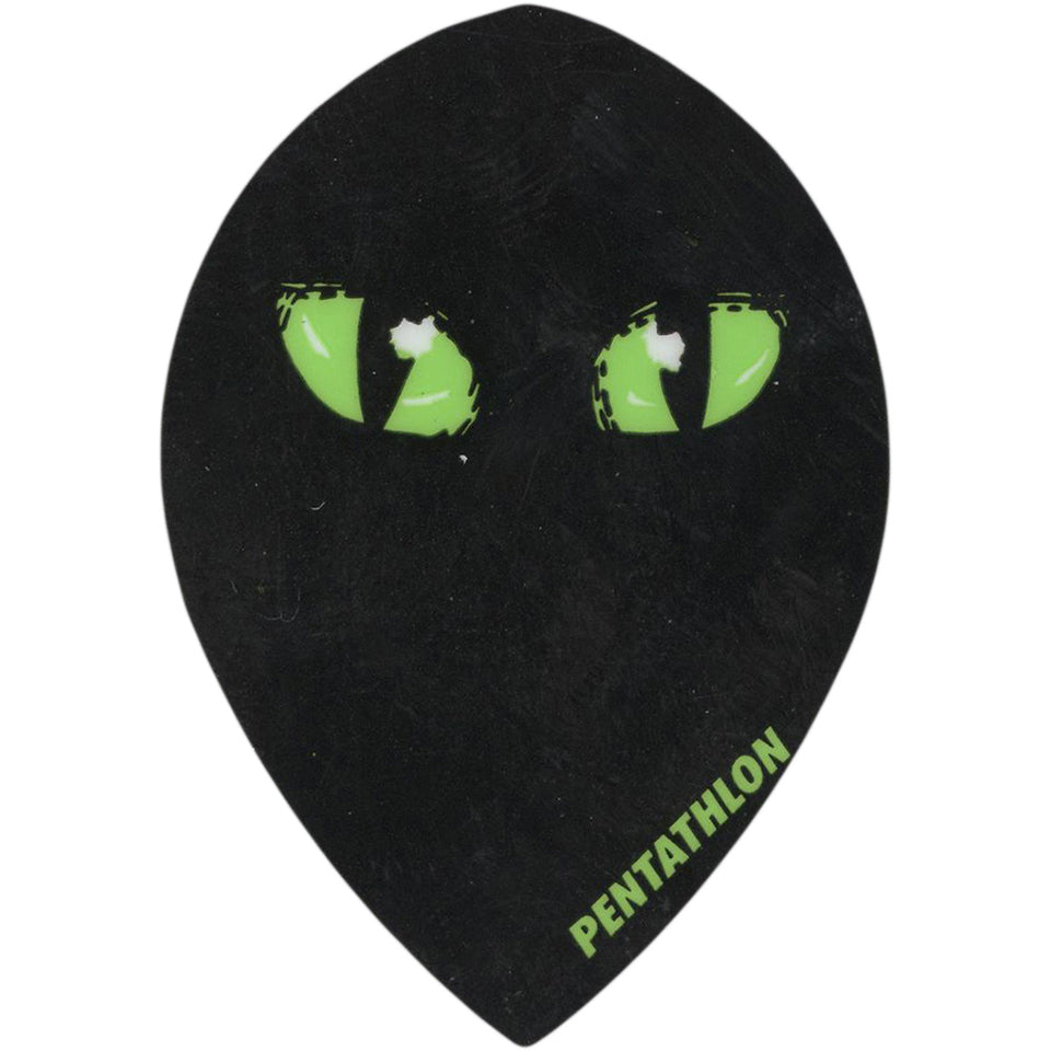 Pentathlon Dart Flights - 100 Micron Pear With Cat Eyes