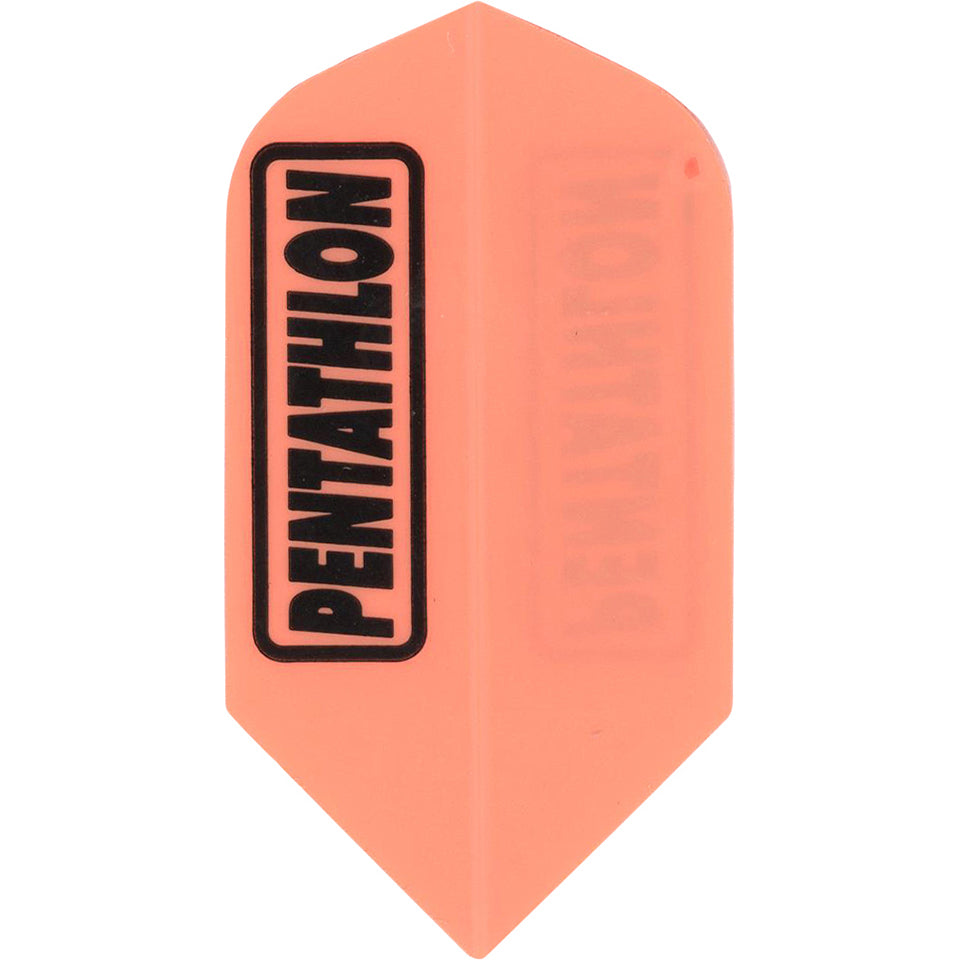 Pentathlon Dart Flights - 100 Micron Slim Orange