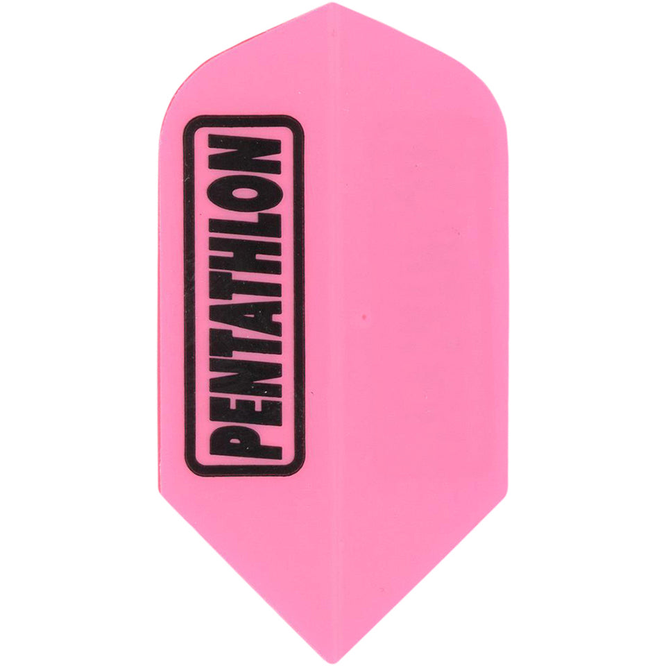 Pentathlon Dart Flights - 100 Micron Slim Pink