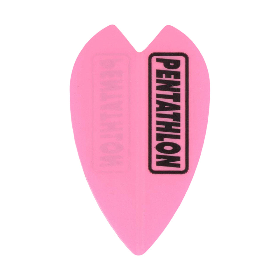 Pentathlon Dart Flights 100 Micron Mini Vortex Pink 