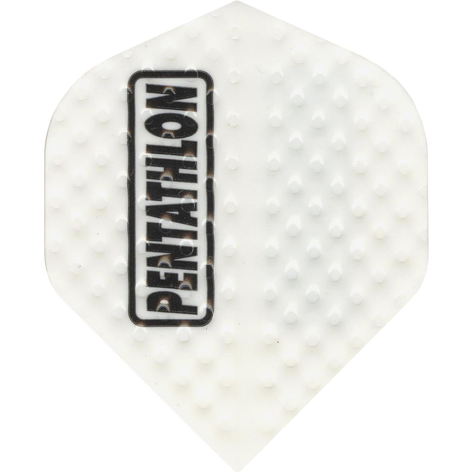 Pentathlon Dimplex Dart Flights - 100 Micron Standard White