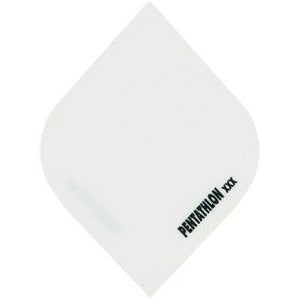 Pentathlon Dart Flights - 100 Micron Triple X White