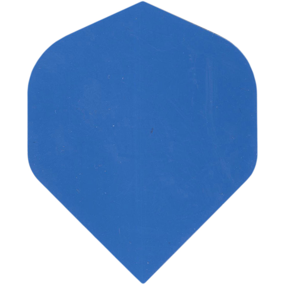 Poly Dart Flights - 75 Micron Standard Blue