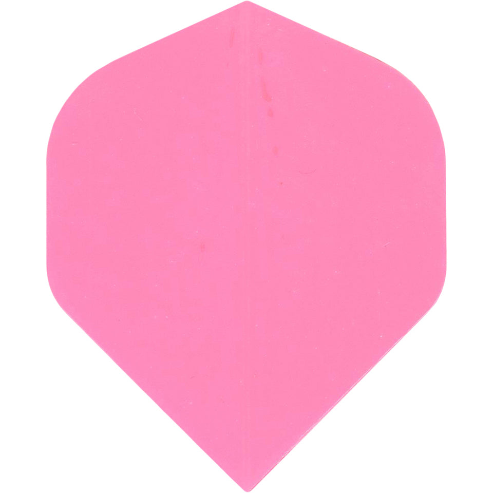 Poly Dart Flights - 75 Micron Standard Pink