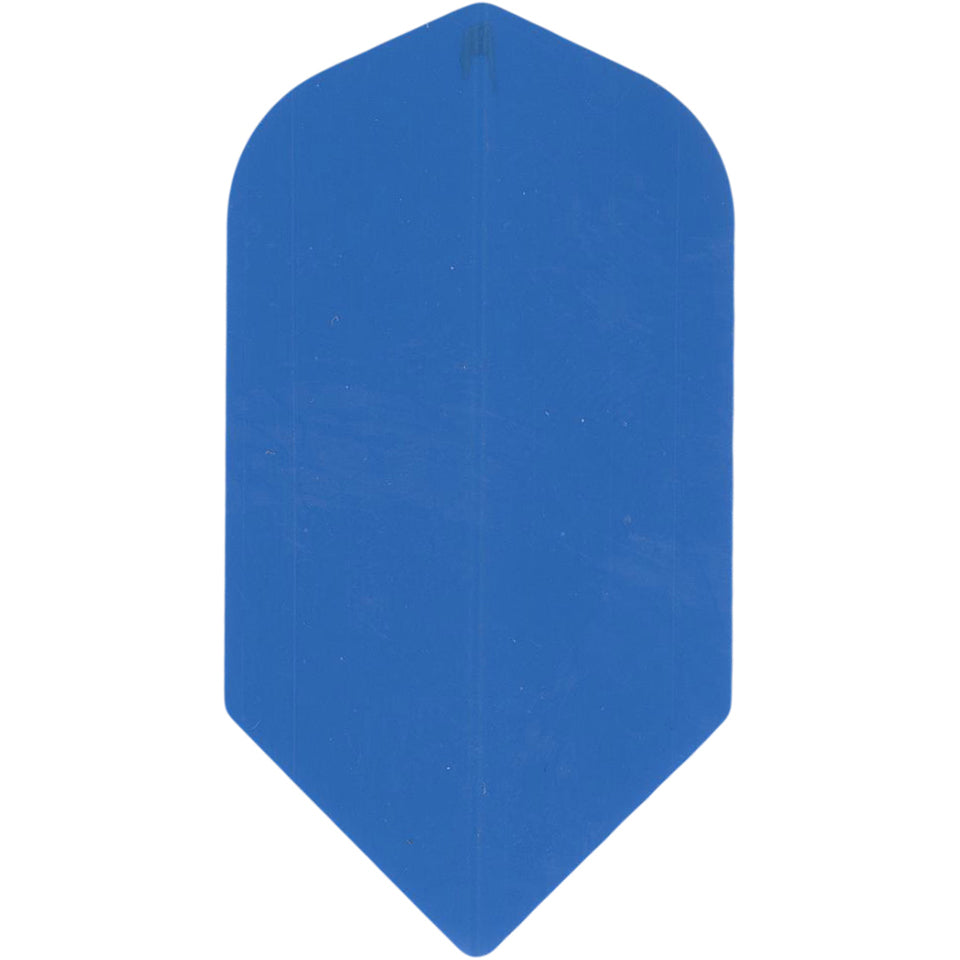 Poly Dart Flights - 75 Micron Slim Blue