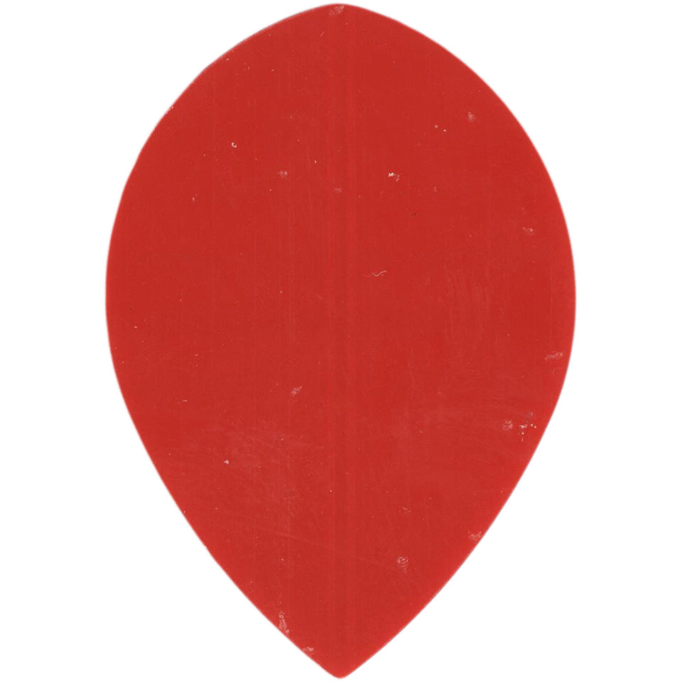 Poly Dart Flights - 75 Micron Pear Red