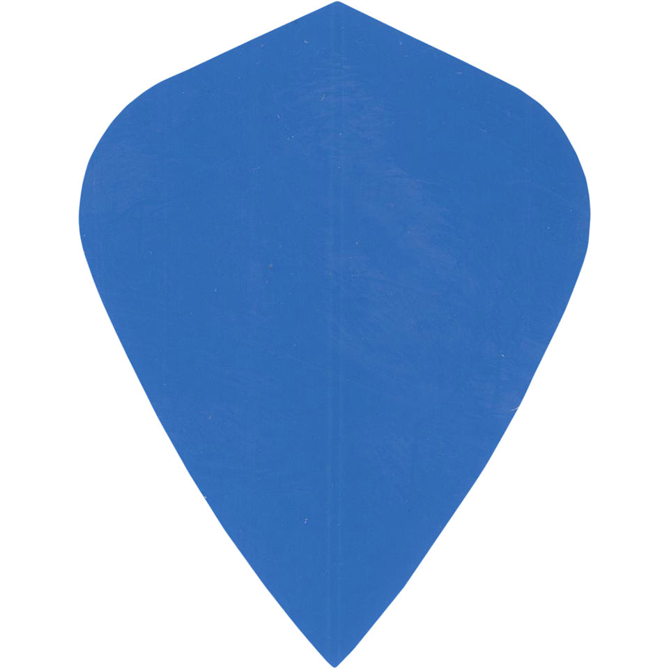 Solid Color Dart Flights - 75 Micron Kite Blue