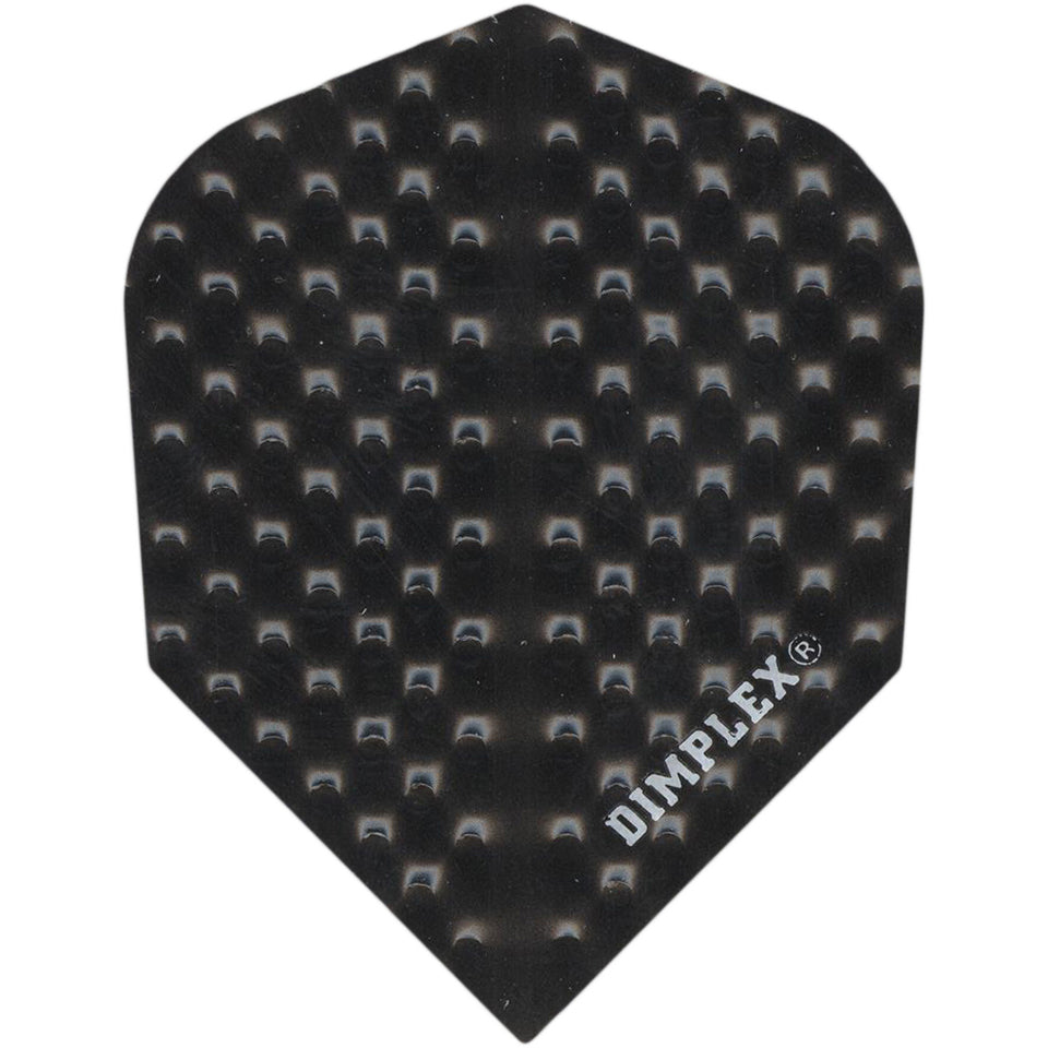Dimplex Dart Flights - 75 Micron Shape Black