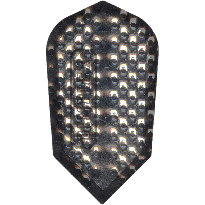 Dimplex Dart Flights 75 Micron Slim Silver With Black Trim