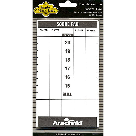 Arachnid English Mark Score Pads
