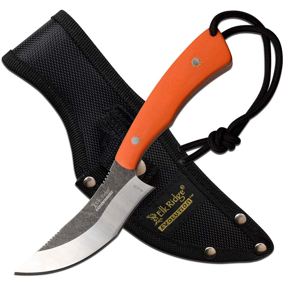 Elk Ridge Evolution Ere-Fix012-Or Fixed Blade Knife