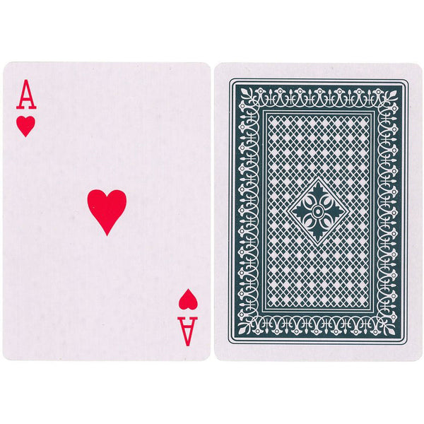 Jumbo Size Plastic Coated Playing Cards - Blue