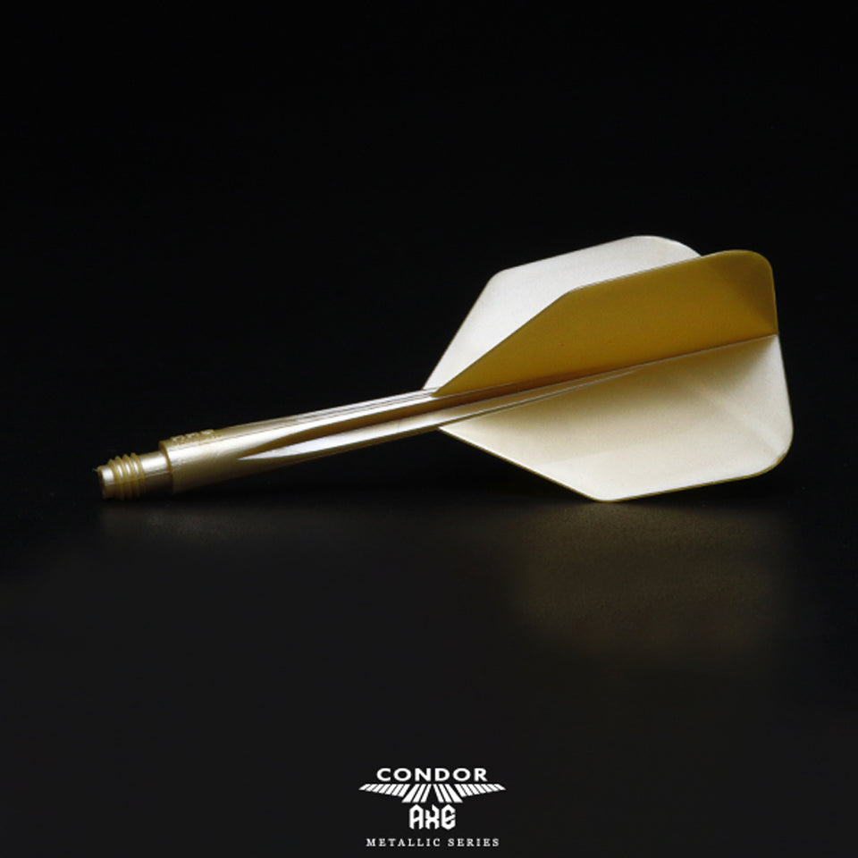 Condor Axe Metallic Flight System - Shape Champaign Gold (M)