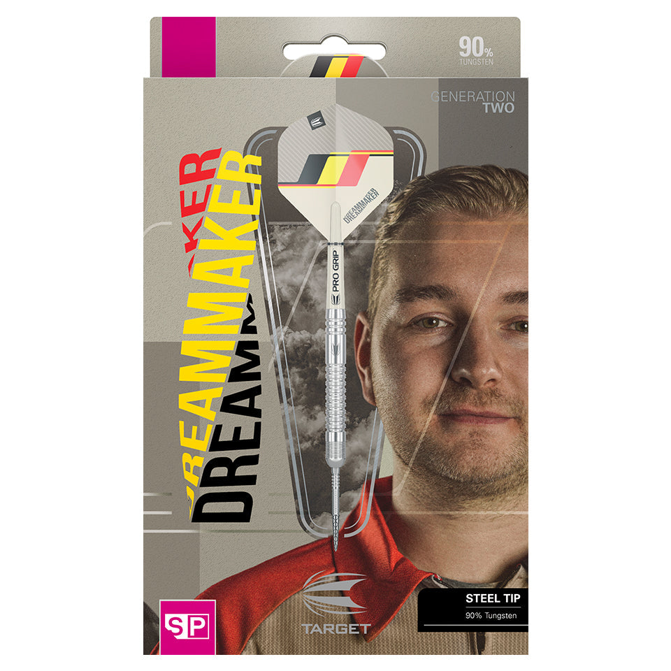 Target Dimitri Van Den Bergh G2 Swiss Point Steel Tip Darts - 23gm