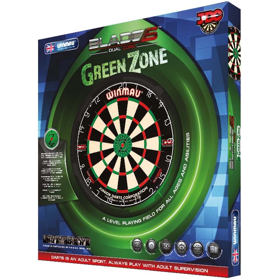 Winmau Dual Core Green Zone Steel Tip Dartboard