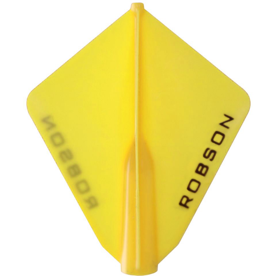Robson Plus Dart Flights - Astra Yellow