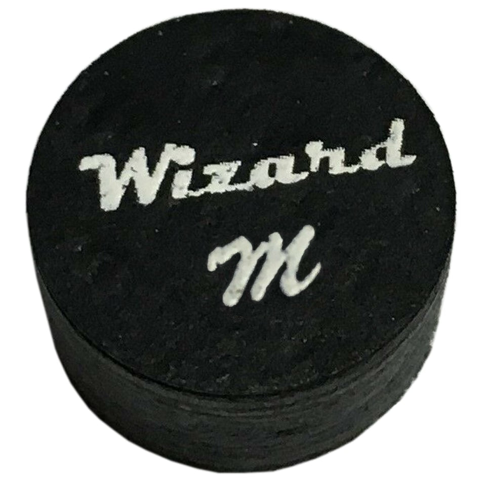Wizard Black Billiard Cue Tip - Medium 14mm